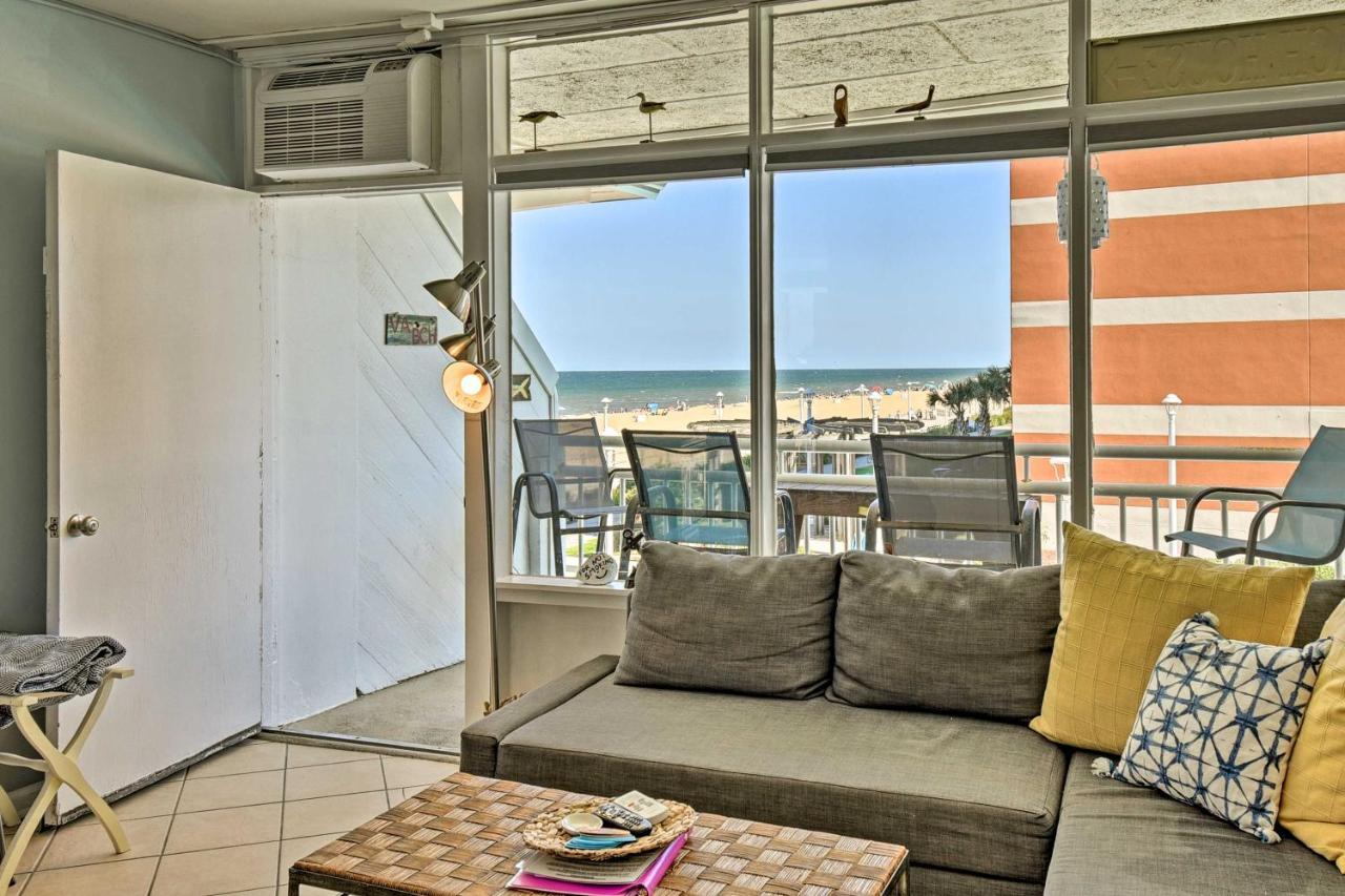 Oceanfront Resort Studio On Virginia Beach! Eksteriør bilde